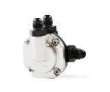 Holley Billet EFI Return-Style Fuel Pressure Regulators 12-892 Regulators, Aluminum, Black/Clear Anodized, Inline, Return, 59.5 psi, -6 AN Male Threads, Each thumbnail 1