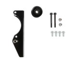 Holley Gen III Hemi Alternator Relocation Kits 97-368 Brackets, Bracket, Low Inward, Right Side, Steel, Black Powdercoat, for 197-302, 197-303 Alternators, III, Hemi, Each thumbnail 3
