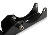 Holley Gen III Hemi Alternator Relocation Kits 97-368 Brackets, Bracket, Low Inward, Right Side, Steel, Black Powdercoat, for 197-302, 197-303 Alternators, III, Hemi, Each thumbnail 7