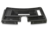 Holley EFI 6.86 in. Dash Bezels 553-387 Panels, EFI, Bezel, 5/32 Thick, ABS Material, Black Matte Finish, with Right Vent Only, Chevy, Nova, Each thumbnail 1