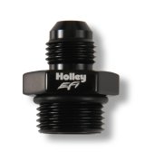 Holley EFI Fuel Rails 534-265 Rails, EFI, Billet Aluminum, Black Anodized, -8 AN O-ring Inlet, Hardware Included, Ford, 7.3L, Factory Intake, Pair thumbnail 3