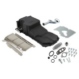 Holley GM Gen-V LT Engine Swap Oil Pans 302-20BK Pan, Swap, Aluminum, Black, 6.1 Quarts, Retrofit, Chevrolet, Gen V Engines, Each thumbnail 2