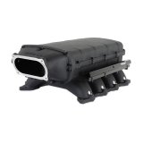 Holley EFI Coyote Ultra Lo-Ram Intake Manifolds 300-911BK Manifolds, EFI, LoRam, Throttle Body Injected, Standard Deck, 150mm x 66mm Bore, Aluminum, Black, Ford, 5.0L, Modular, Each thumbnail 1
