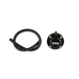 Holley EFI Fuel Pulse Dampers 12-1003 System Dampers, Billet Aluminum, Black Anodized, 40-70 psi, -8 AN Male Threads Inlet/Outlet, Standard Range, Each thumbnail 8