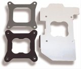 Holley Carburetor Heat Shields 108-70 Shields, Aluminum, .250 in. Thick, Square Bore, Kit thumbnail 1