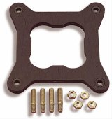 Holley Carburetor Base Plate Gaskets 108-12 Gaskets, Plate, 4-Barrel, Square Bore, Open Bore, 1.75 in. Bore, 0.313 in. Thick, Paper Material, Each thumbnail 1