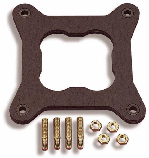 Holley Carburetor Base Plate Gaskets 108-12 Gaskets, Plate, 4-Barrel, Square Bore, Open Bore, 1.75 in. Bore, 0.313 in. Thick, Paper Material, Each