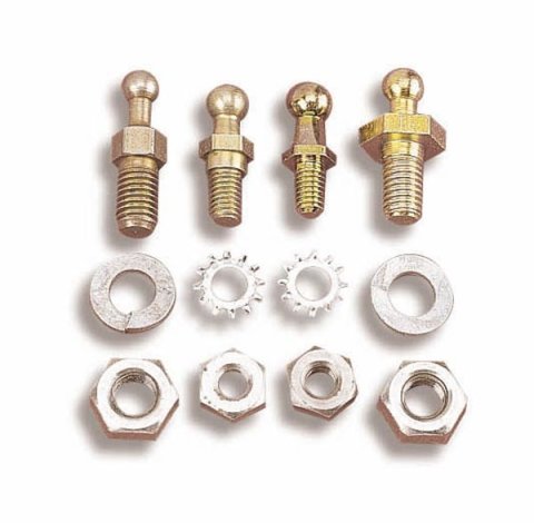 Holley Carburetor Throttle Lever Studs 20-2 Studs, Studs, Steel Zinc, Assortment, with 1/4 in., 5/16 in., 7/32 in., 3/8 in. Studs, Universal, Kit thumbnail 2
