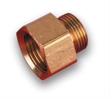Holley Fuel Bowl Fittings 26-43 Fitting, Bowl, Male 9/16-24 in. to Female 5/8-18 in.., Holley/Demon, Brass, Each thumbnail 2
