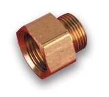 Holley Fuel Bowl Fittings 26-43 Fitting, Bowl, Male 9/16-24 in. to Female 5/8-18 in.., Holley/Demon, Brass, Each thumbnail 4