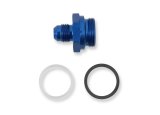 Holley Fuel Fittings 26-73 Fitting, Carburetor Inlet, -6 AN Male to 7/8-20 in. Male, Aluminum, Blue, Each thumbnail 4