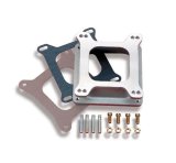 Holley Carburetor Adapters 17-9 Adapters, Open Center, Dominator Carburetor, Square Flange Manifold, 2.250 in. Thick, Kit thumbnail 2