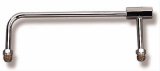 Holley Fuel Lines 734-4 Carburetor Lines, Holley, Marine, Chrome, Steel, Single Inlet, Dual Outlet, 9.31 in. Center, Female Thread, 5/8 in.-18. Inverted Flare, Kit thumbnail 1
