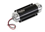 Holley HP Billet Fuel Pumps 12-890 Pumps, Billet, Electric, 80 psi, -8 AN O-ring Female Inlet, -8 AN O-ring Female Outlet, Each thumbnail 1
