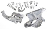 Holley LS Engine Accessory Drive Kits 20-132 Bracket Kits, for Sanden SD508 or SD7 Compressor, Aluminum, Natural, Chevy, Small Block LS, Kit thumbnail 1