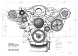 Holley LS Engine Accessory Drive Kits 20-132 Bracket Kits, for Sanden SD508 or SD7 Compressor, Aluminum, Natural, Chevy, Small Block LS, Kit thumbnail 3