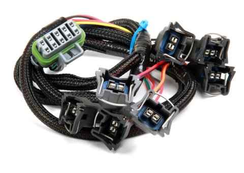Holley Replacement Fuel Injector Wiring Harnesses 558-209 Injection System Harnesses, EFI, Replacement, Ford V8, Harness, Multi-Port, for HP, Dominator EFI Systems, Each