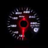 Holley EFI Analog Display Gauges 553-133W Gauges, EFI, Fuel Level, Empty-Full, Analog, Electric Sending Unit, 2 1/16 in. Diameter, Full Sweep, Programmable, White Face, Red Needle, Each thumbnail 2