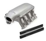 Holley EFI LT1 Gen V Hi-Ram Intake Manifolds 300-140 Manifolds, LT1, V, Hi-Ram, Direct Injection, 3,500-8,000 RPM, 105mm Bore, Standard Deck, Aluminum, Satin Finish, Chevy, 6.2L, Each thumbnail 1