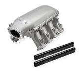 Holley EFI LT1 Gen V Hi-Ram Intake Manifolds 300-140 Manifolds, LT1, V, Hi-Ram, Direct Injection, 3,500-8,000 RPM, 105mm Bore, Standard Deck, Aluminum, Satin Finish, Chevy, 6.2L, Each thumbnail 4
