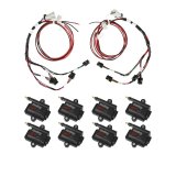 Holley Coil-Near-Plug Smart Ignition Coils 556-128 Coils, EFI, Coil-Near-Plug, Ignition, Coil Pack, Male/HEI, Black, 44,000V, Rectangular, for HP, Dominator ECU, 8-piece, Set thumbnail 3