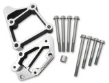 Holley LS Engine Accessory Drive Kits 21-2BK Bracket Spacer Kits, Aluminum, Black Finish, Middle Alignment, Chevy, Small Block LS, Each thumbnail 2