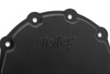 Holley Cast Aluminum Timing Covers 21-153 Covers, 1-Piece, Aluminum, Black, Chevrolet, Small Block, With Crank Sensor, Each thumbnail 1