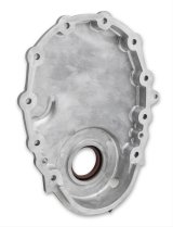 Holley Cast Aluminum Timing Covers 21-153 Covers, 1-Piece, Aluminum, Black, Chevrolet, Small Block, With Crank Sensor, Each thumbnail 5