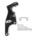 Holley LS Engine Accessory Drive Kits 20-155BK Brackets, Engine, Cast Aluminum, Black Finish, Alternator, Power Steering, Chevy, LS, 4.8-7.0L, Kit thumbnail 1