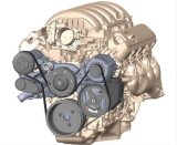 Holley Mid-Mount Complete Accessory Systems 20-200P Drive Systems, LT Mid-Mount, Serpentine, Alternator, Power Steering, AC, Water Pump, Pulleys, 6-groove, Polished, Chevy, 5.3L, 6.2L, Kit thumbnail 1