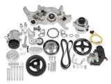 Holley Mid-Mount Complete Accessory Systems 20-185P Drive Systems, LS Mid-mount, Serpentine, Alternator, Water Pump, Clockwise, Power Steering, AC, SD-7, Polished Finish, Chevy, 4.8-7.0L, Kit thumbnail 6