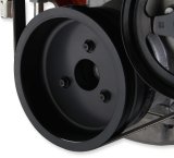 Holley Mid-Mount Complete Accessory Systems 20-181 Drive Systems, LS Mid-mount, Serpentine, Alternator, Water Pump, Power Steering, SFI Damper, Hardware, Natural Finish, Chevy, 4.8-7.0L, Kit thumbnail 1
