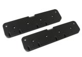 Holley LS Valve Cover Adapter Plates 241-297 Spacer and Adapters, Cover, Adapter, Perimeter Bolt, Cast Aluminum, 1.385 in. Thick, Black, Chevy, LS, 4.8-7.0L, Kit thumbnail 3