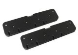 Holley LS Valve Cover Adapter Plates 241-297 Spacer and Adapters, Cover, Adapter, Perimeter Bolt, Cast Aluminum, 1.385 in. Thick, Black, Chevy, LS, 4.8-7.0L, Kit thumbnail 6