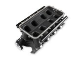 Holley SBF Hi-Ram EFI Intake Manifold Bases 300-274BK Manifolds, HiRam, EFI, Multi-port, 1,500-7,000 RPM Range, Base Only, Aluminum, Black, Ford, 4.7L, 5.0L, Windsor, 8.200 in. Deck Height, Kit thumbnail 2