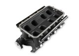 Holley SBF Hi-Ram EFI Intake Manifold Bases 300-274BK Manifolds, HiRam, EFI, Multi-port, 1,500-7,000 RPM Range, Base Only, Aluminum, Black, Ford, 4.7L, 5.0L, Windsor, 8.200 in. Deck Height, Kit thumbnail 3