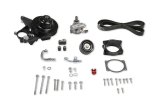 Holley Power Steering Pump Kits 20-222BK Pumps, Gen V LT4, Wet Sump, Add-on, GM Type 2, Saginaw TC Series, Black Finish, Serpentine, with Pulley and Hardware, GM, 6.2L, Kit thumbnail 1
