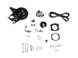 Holley Power Steering Pump Kits 20-222BK Pumps, Gen V LT4, Wet Sump, Add-on, GM Type 2, Saginaw TC Series, Black Finish, Serpentine, with Pulley and Hardware, GM, 6.2L, Kit thumbnail 2