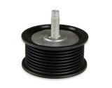 Holley Idler Pulleys 97-240 Pulleys, Holley, Replacement, Serpentine, 7-Groove, Black, Composite, for LT4 Accessory Drive Systems, GM, 6.2L, Each thumbnail 1