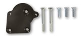 Holley Power Steering Mounting Plates 97-379 Brackets, Plate, Aluminum, Black, Saginaw TC Pump, Cylinder Head Mount, Left Side, with Hardware, Gen III Hemi, 5.7-6.4L, Each thumbnail 1