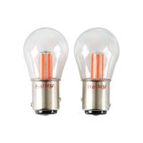 Holley RetroBright LED Light Bulbs HLED30 Bulbs, RetroBright, LED, 1157 Style, Red Color, 580 Lumens, Turn Signal, Bulbs, Pair thumbnail 1