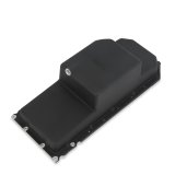 Holley Gen III Hemi Retrofit Oil Pans 302-61BK Pans, Hemi, RetroFit, Wet Sump, Center, 6 Quart, Dipstick Compatible, Cast Aluminum, Black, Chrysler, Dodge, Plymouth, 345ci, 392ci, thumbnail 2