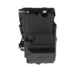 Holley Ford 7.3L Godzilla High-Mount Accessory Drive Base Kits 20-320BK Systems, Kit, Oiling System, Serpentine, Black Powdercoated Finish, Godzilla, Kit thumbnail 7