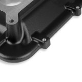 Holley LS Modular Mid-Rise Intake Adapter Plates 300-267BK Manifold Adapters, Modular, Intake, Plate, Cathedral Port Head, Aluminum, Black Finish, Fasteners, Chevy, LS, 4.8-7.0L, Kit thumbnail 2