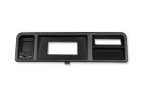 Holley EFI 6.86 in. Dash Bezels 553-442 Panels, EFI, Pro, Bezel, 5/32 Thick, ABS Material, Black Matte Finish, No A/C Vents, Ford, Trucks, Each thumbnail 5