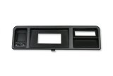 Holley EFI 6.86 in. Dash Bezels 553-442 Panels, EFI, Pro, Bezel, 5/32 Thick, ABS Material, Black Matte Finish, No A/C Vents, Ford, Trucks, Each thumbnail 6