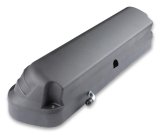 Holley 2-Piece Ford Style Valve Covers 241-187 Covers, LS Style, Cast Aluminum, Center Bolt, Plain, Cast Aluminum, Black Finish, Two-Piece, Chevy, LS, 4.8-7.0L, Pair thumbnail 2