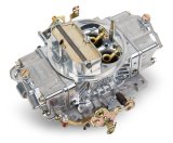 Holley 4150 Double Pumper Carburetors 0-4776S Carburetors, Model 4150, 600 cfm, 4-Barrel, Square Bore, Manual Choke, Mechanical Secondaries, Dual Inlet, Shiny Finish, Straight-leg Booster, Each thumbnail 1