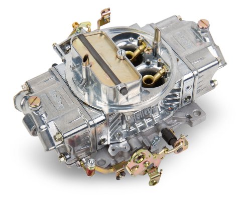 Holley 4150 Double Pumper Carburetors 0-4776S Carburetors, Model 4150, 600 cfm, 4-Barrel, Square Bore, Manual Choke, Mechanical Secondaries, Dual Inlet, Shiny Finish, Straight-leg Booster, Each