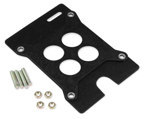 Holley Carburetor Base Plate Gaskets 108-51 Gaskets, Plate, Mounting, 4-Barrel, Square Bore, 4-Hole, 0.260 in. Thick, Composite, Model 4150, 4160, Hardware Included, Kit thumbnail 2